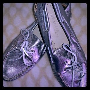 Women's Sperry 9 5 Platinum Topsiders